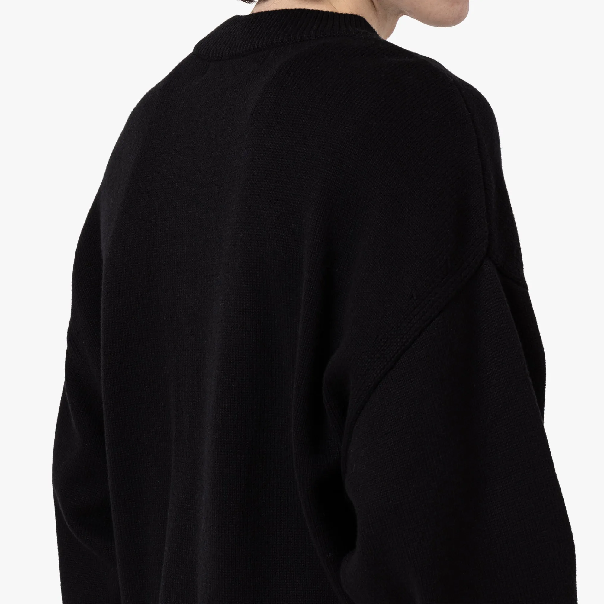 4YE Chenille Knit Sweater / Black