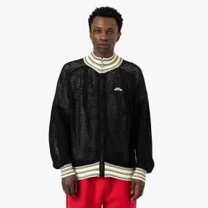 4YE Knit Track Jacket / Black / Green