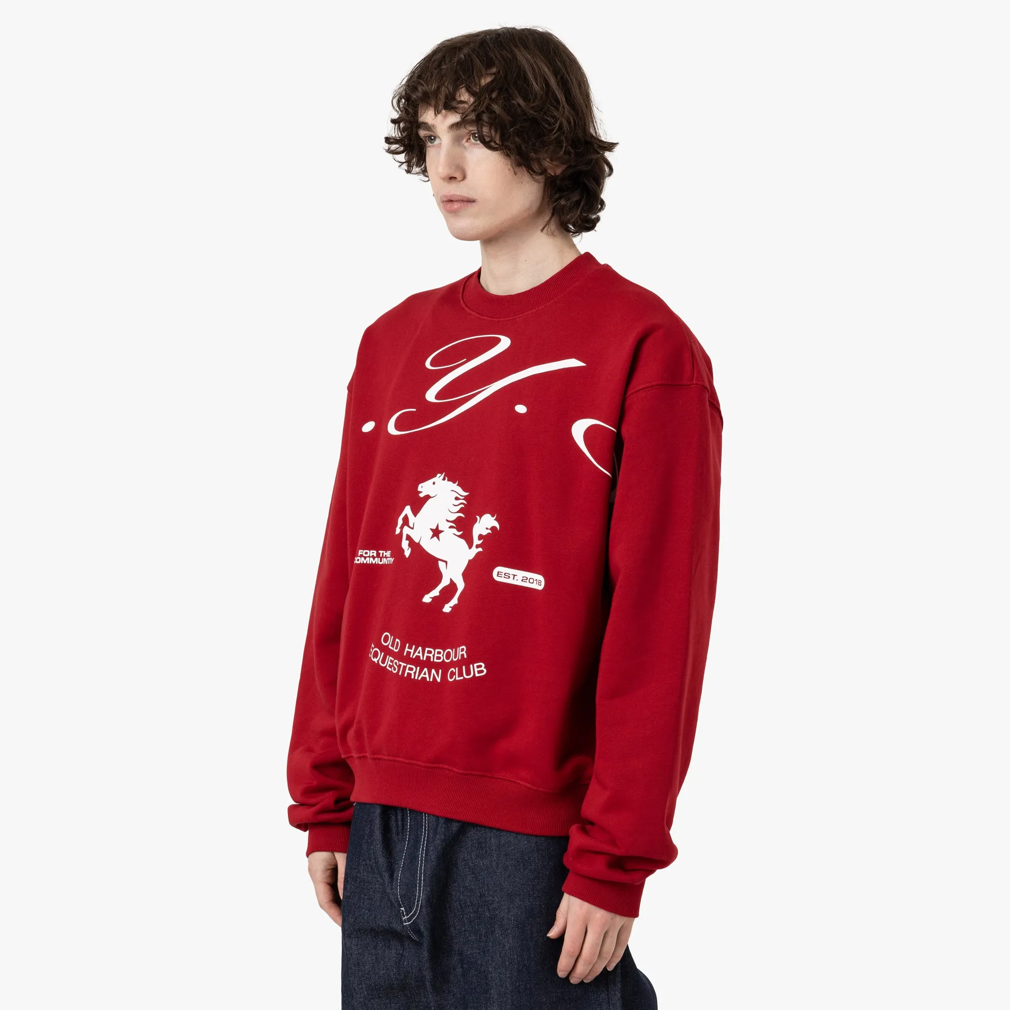 4YE Old Harbour Crewneck / Red