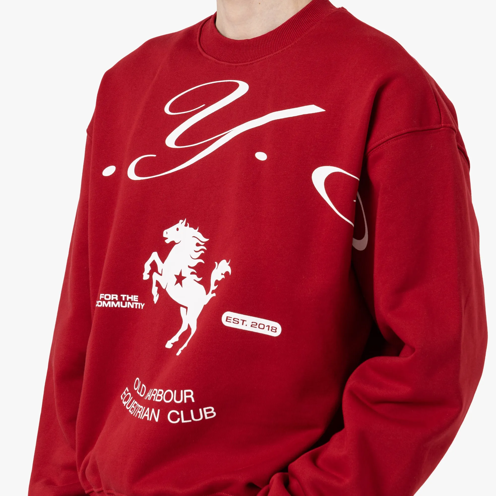 4YE Old Harbour Crewneck / Red