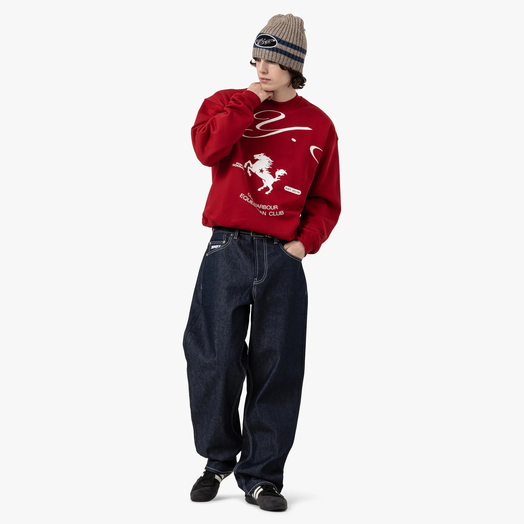 4YE Old Harbour Crewneck / Red
