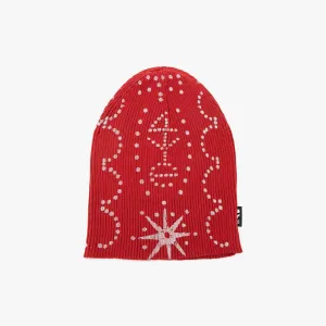 4YE Scar Beanie / Red
