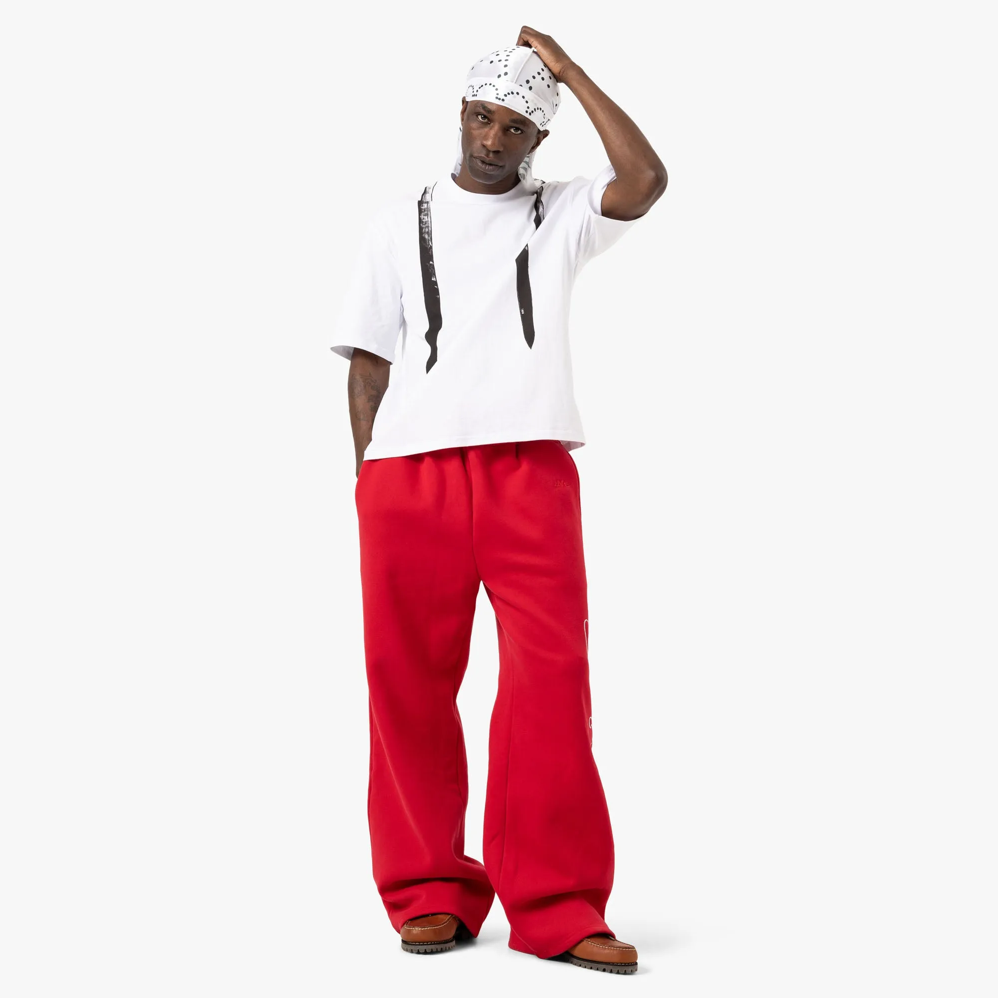 4YE Trompe L'Oeil Durag Tee / White