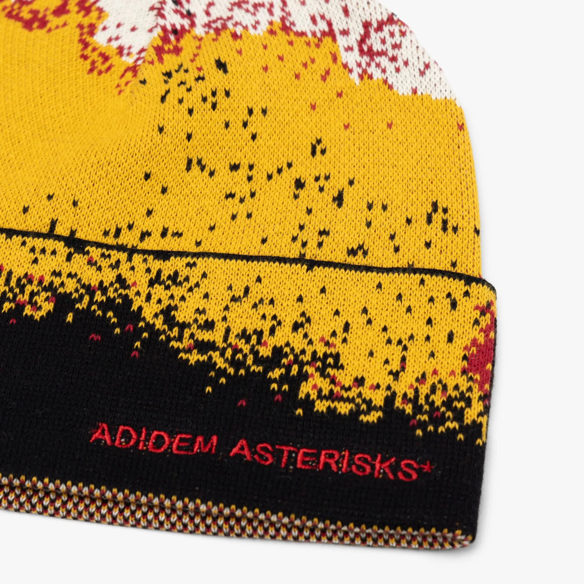 Adidem Asterisks Intarsia Beanie / Splatter