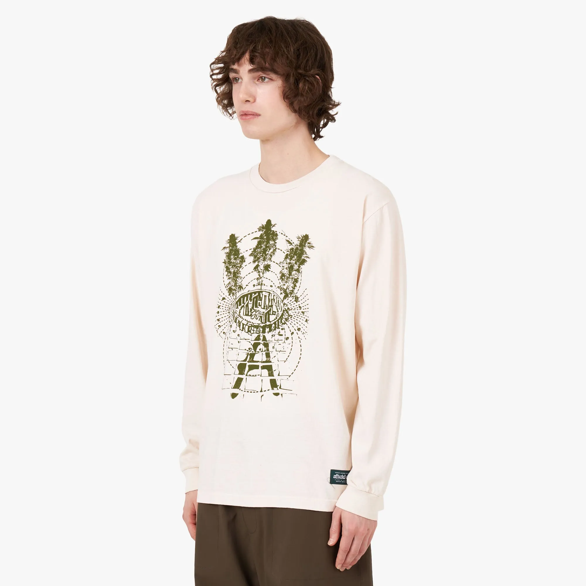 Afield Out STONE L/S T-Shirt Bone