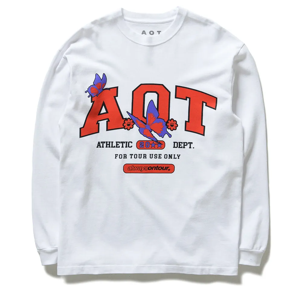 Always On Tour Physical Education L/S Tee - White