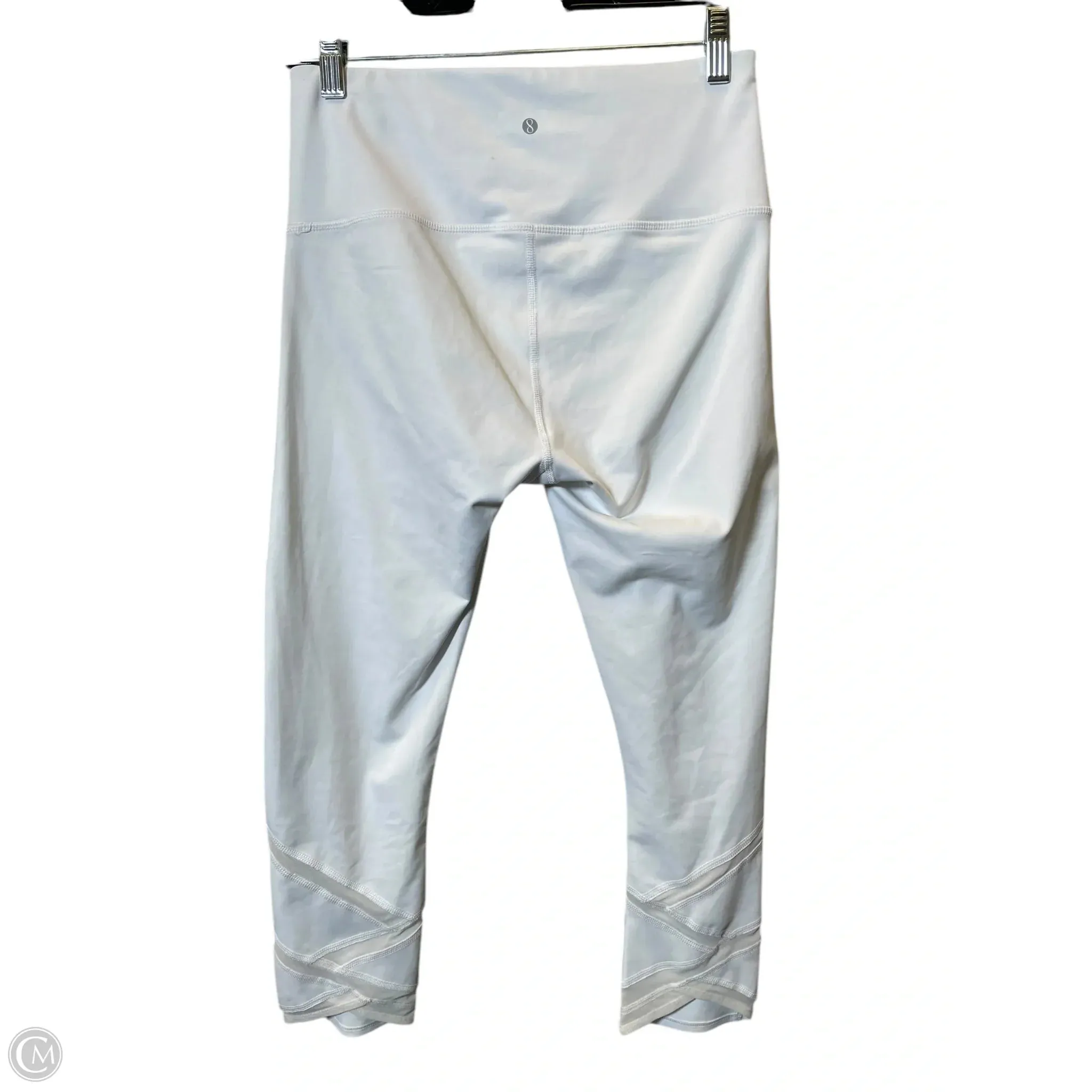Athletic Leggings By Layer 8 In White, Size: S