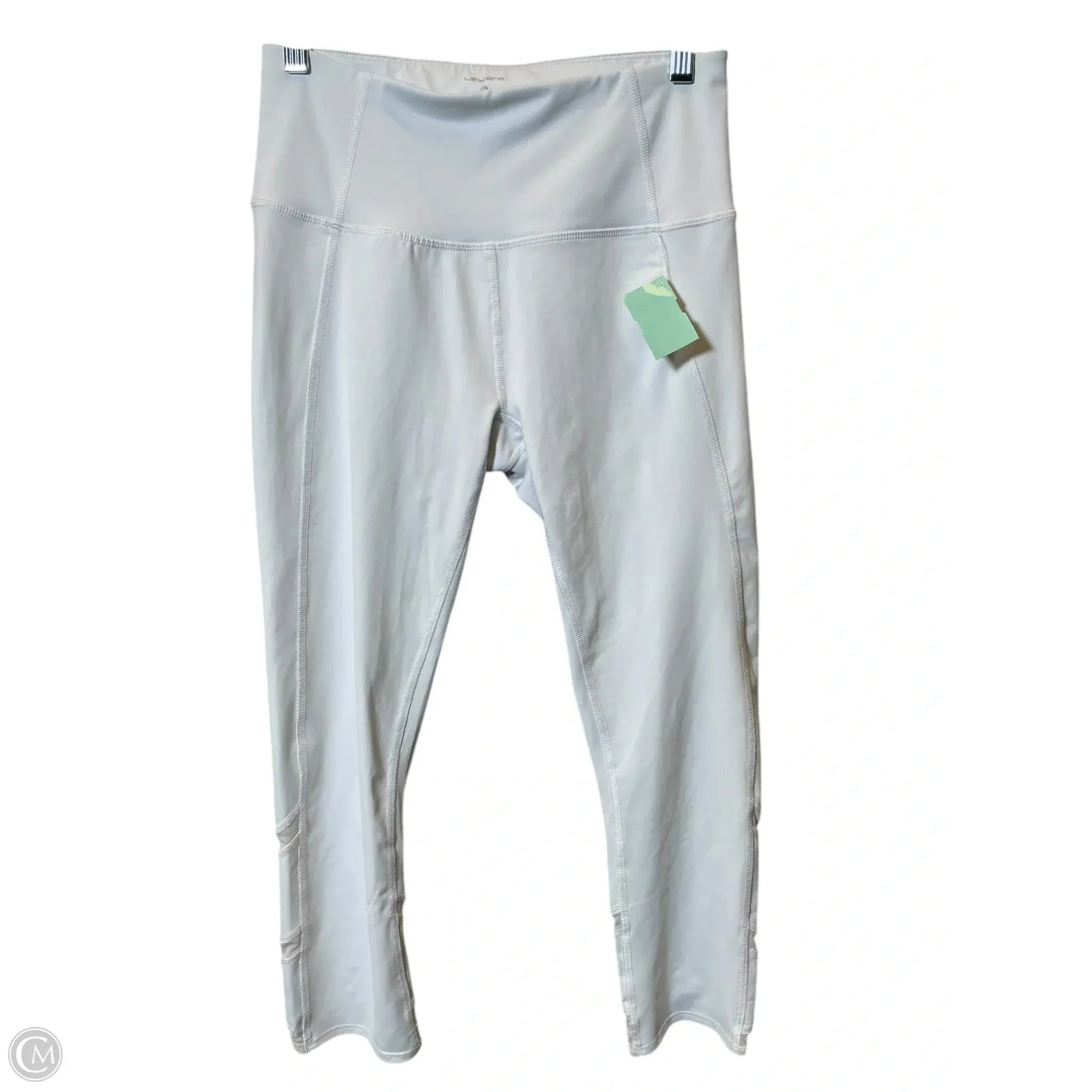 Athletic Leggings By Layer 8 In White, Size: S