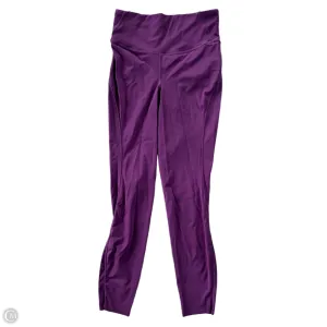 Athletic Leggings By Lululemon In Purple, Size: 4