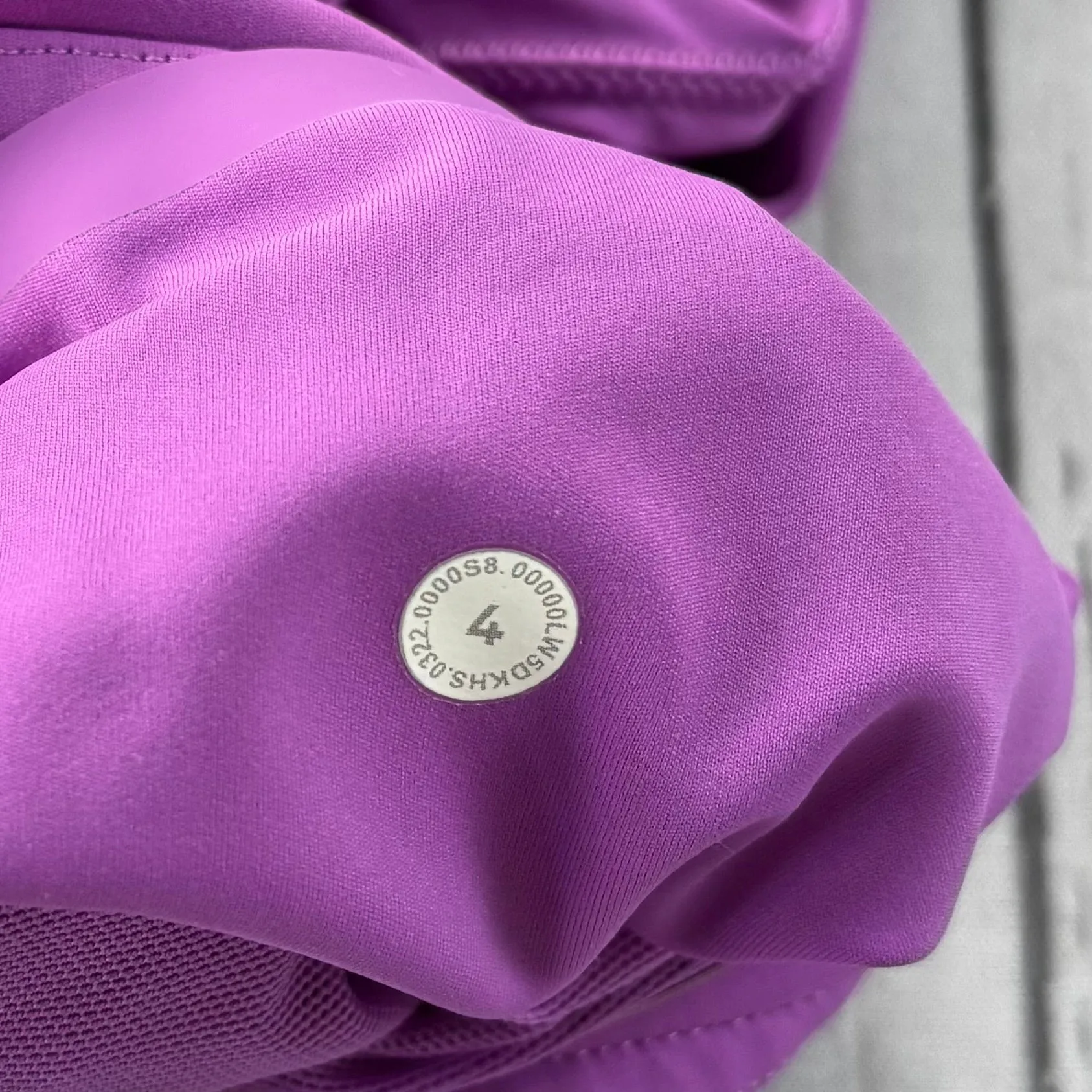 Athletic Leggings By Lululemon In Purple, Size: 4