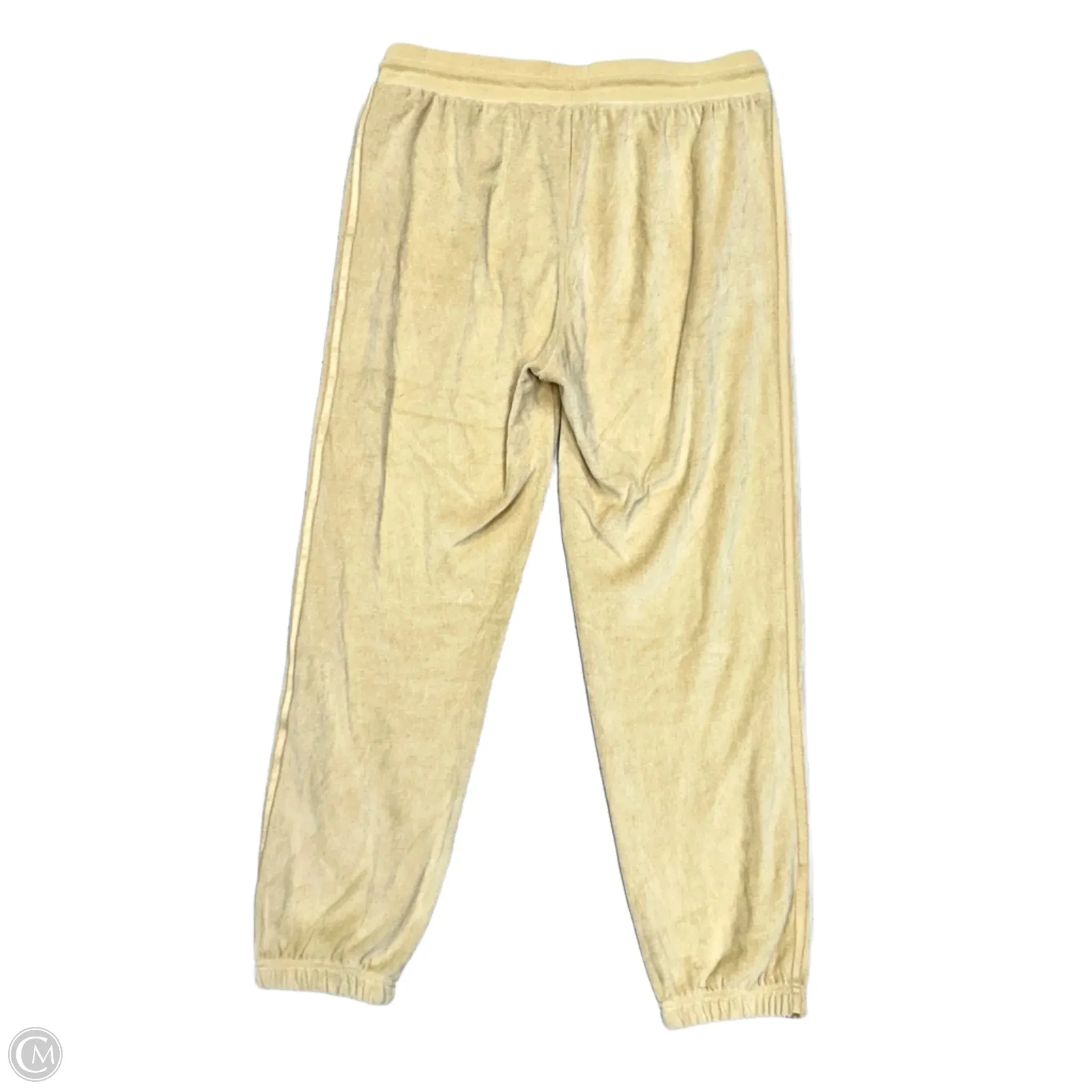 Athletic Pants By Adidas In Yellow, Size: L