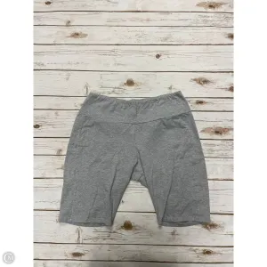 Athletic Shorts By Ambiance Apparel In Grey, Size: 2x
