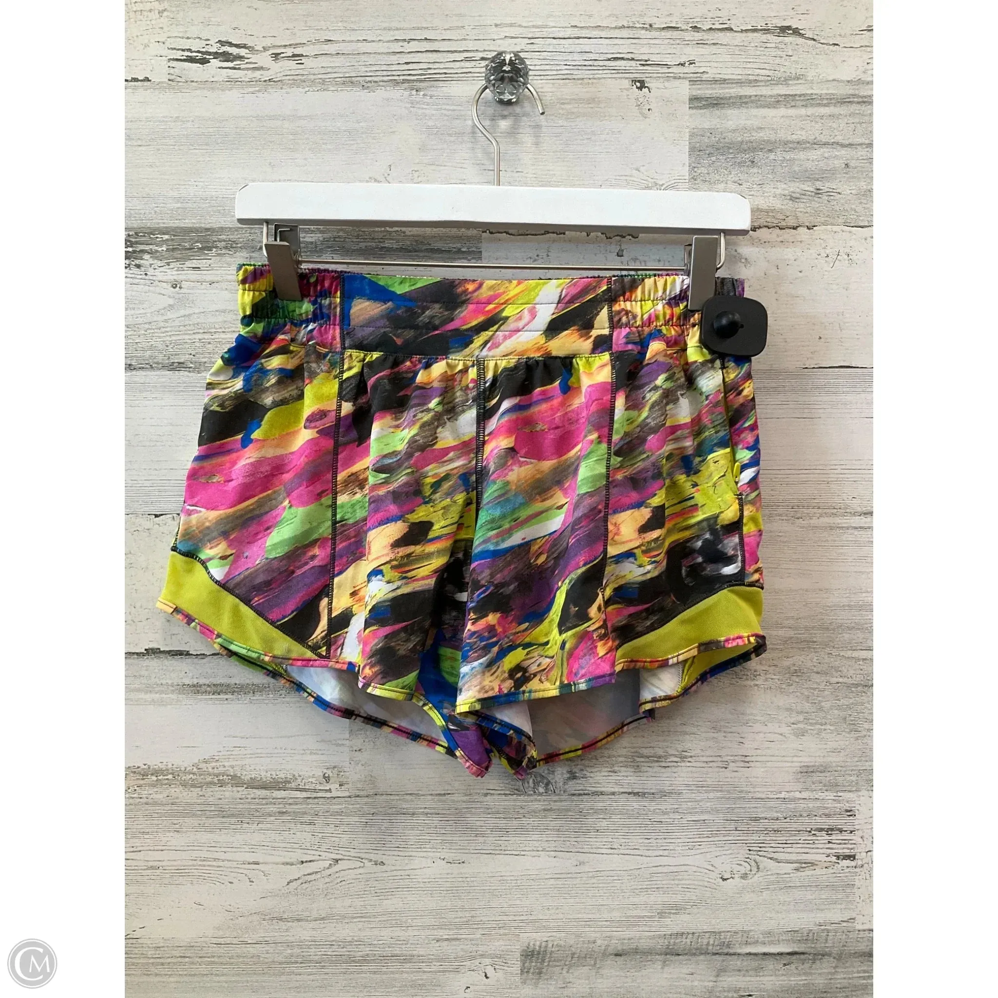 Athletic Shorts By Lululemon In Multi-colored, Size: 8
