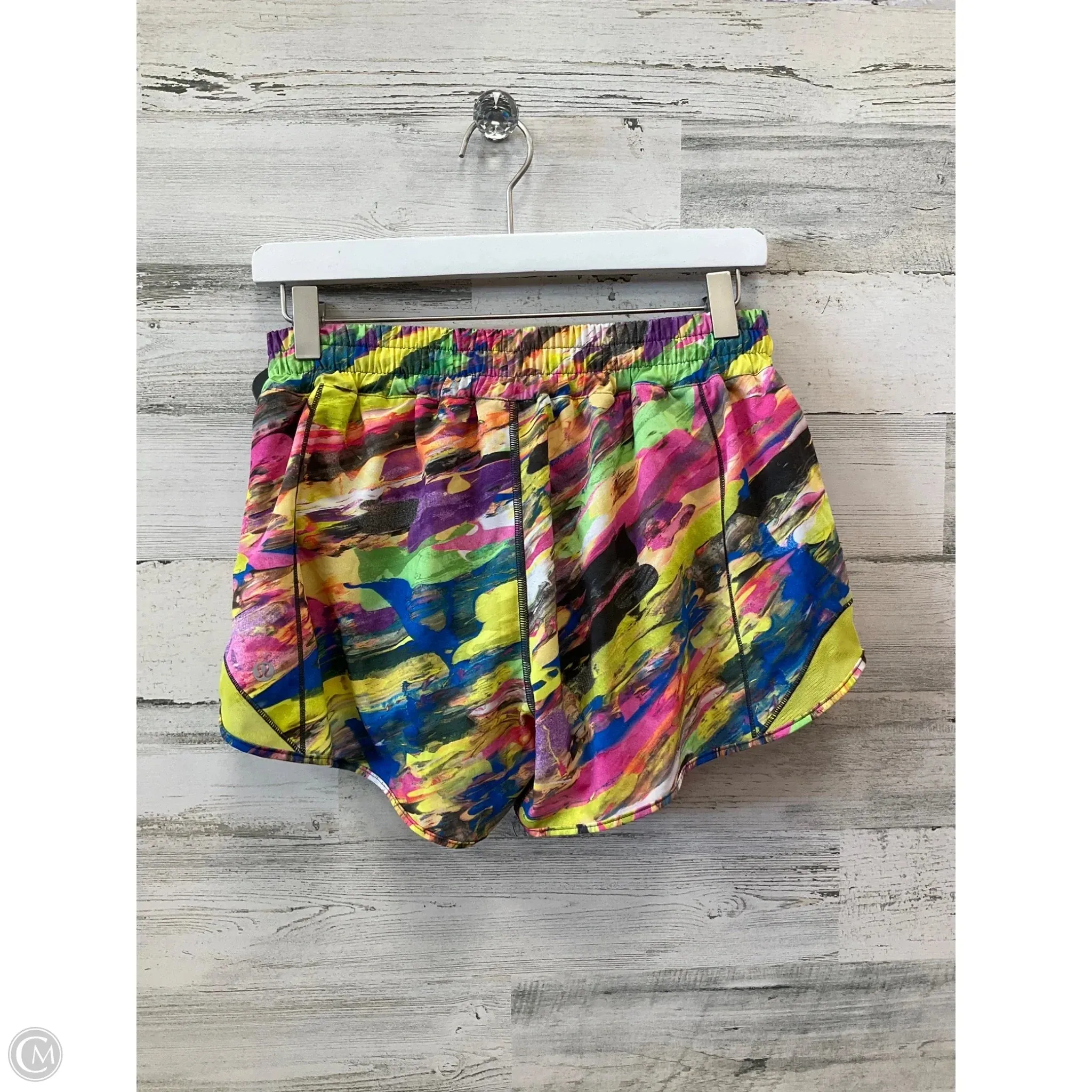 Athletic Shorts By Lululemon In Multi-colored, Size: 8