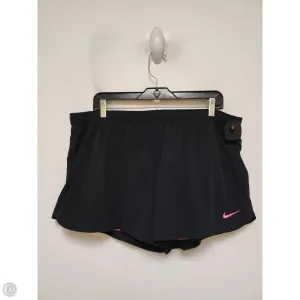 Athletic Shorts By Nike Apparel In Black & Pink, Size: Xl