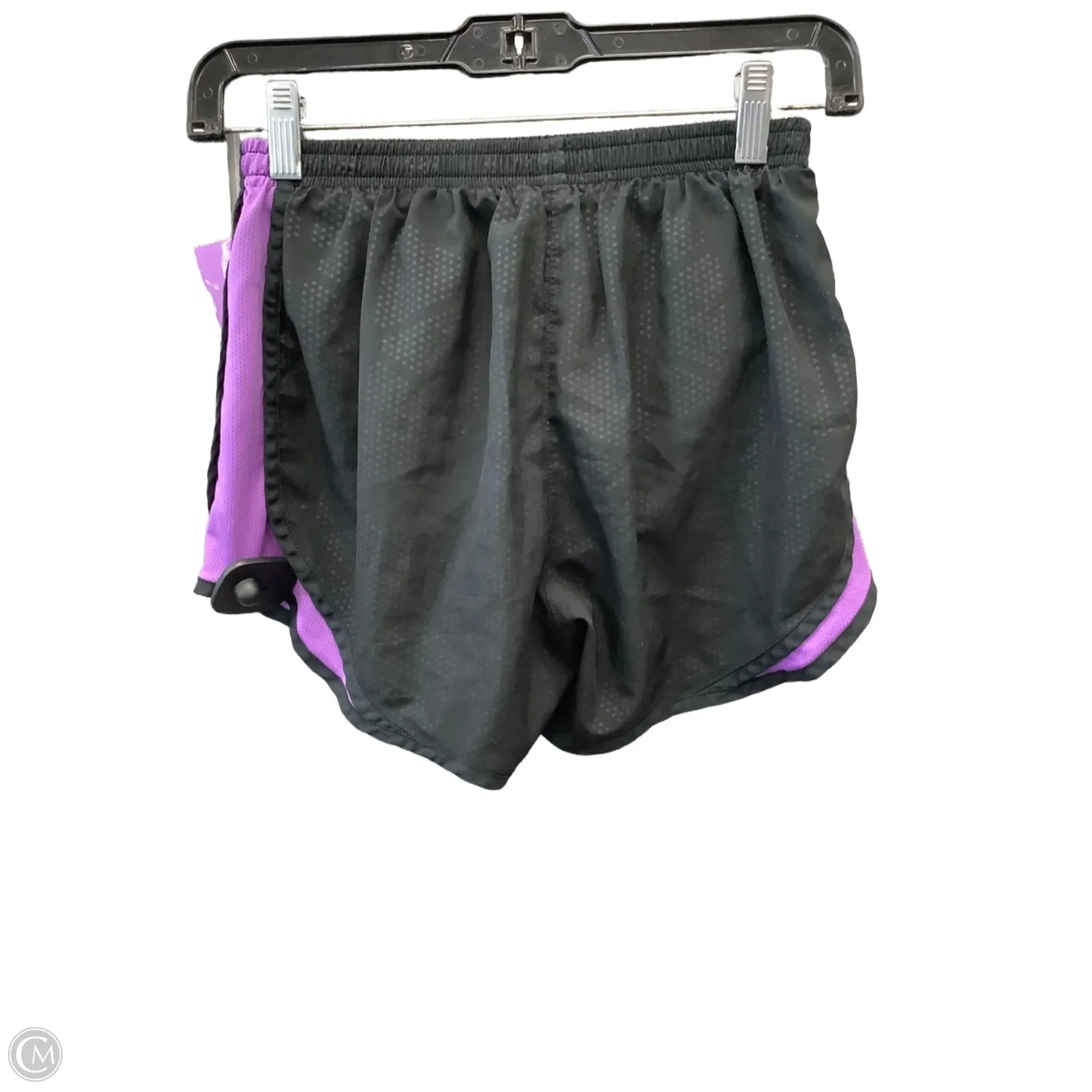 Athletic Shorts By Nike Apparel In Black & Purple, Size: Xs