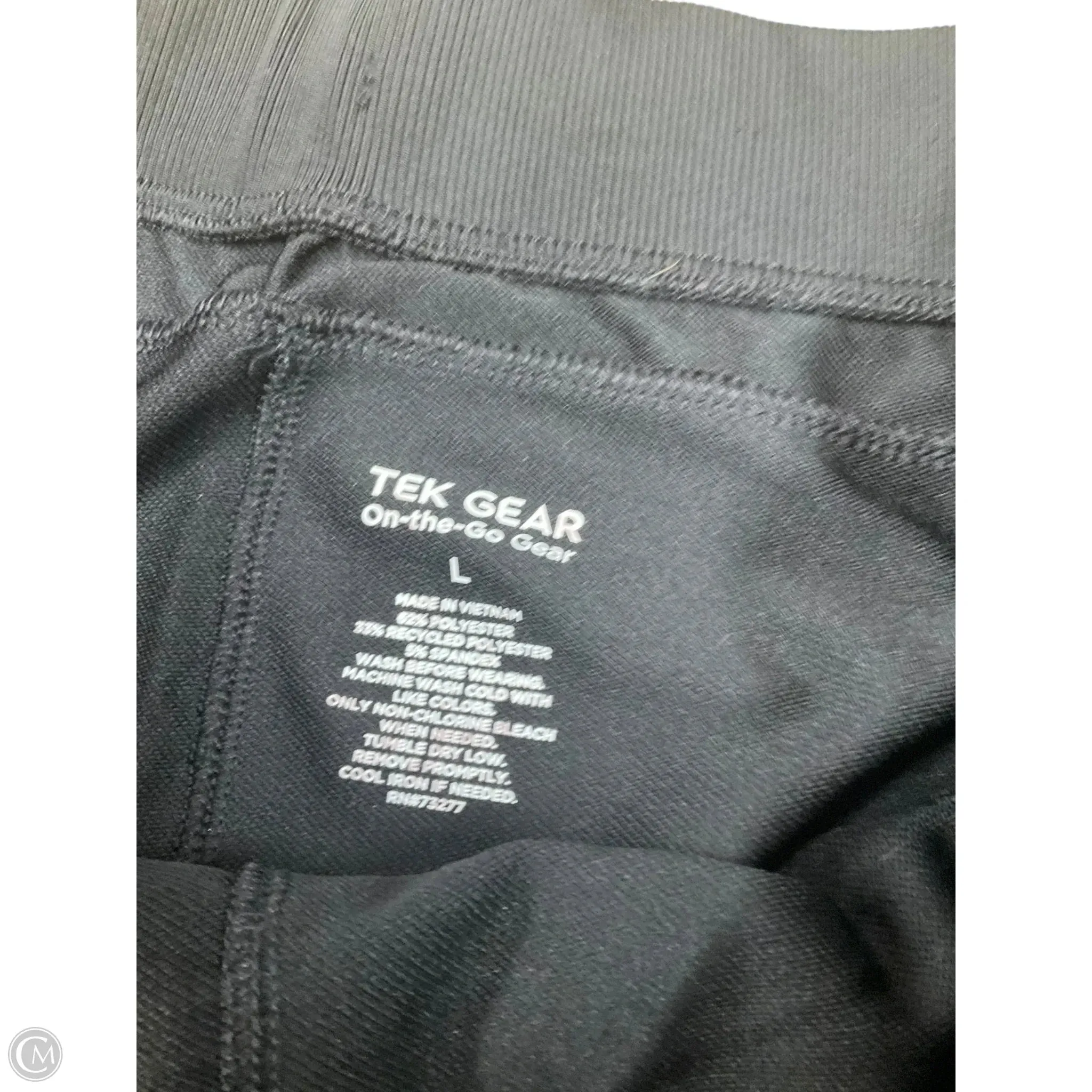 Athletic Shorts By Tek Gear In Black, Size: L