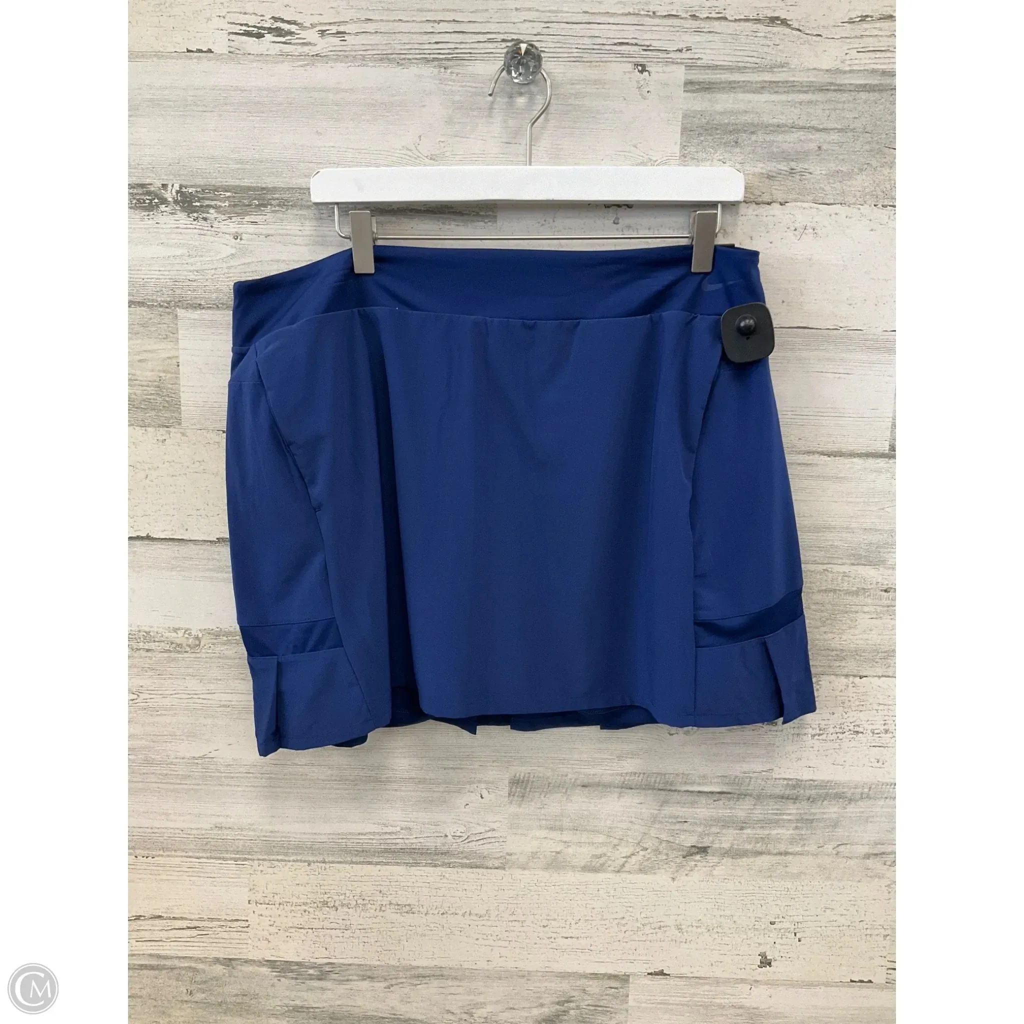 Athletic Skort By Nike Apparel In Blue, Size: Xl
