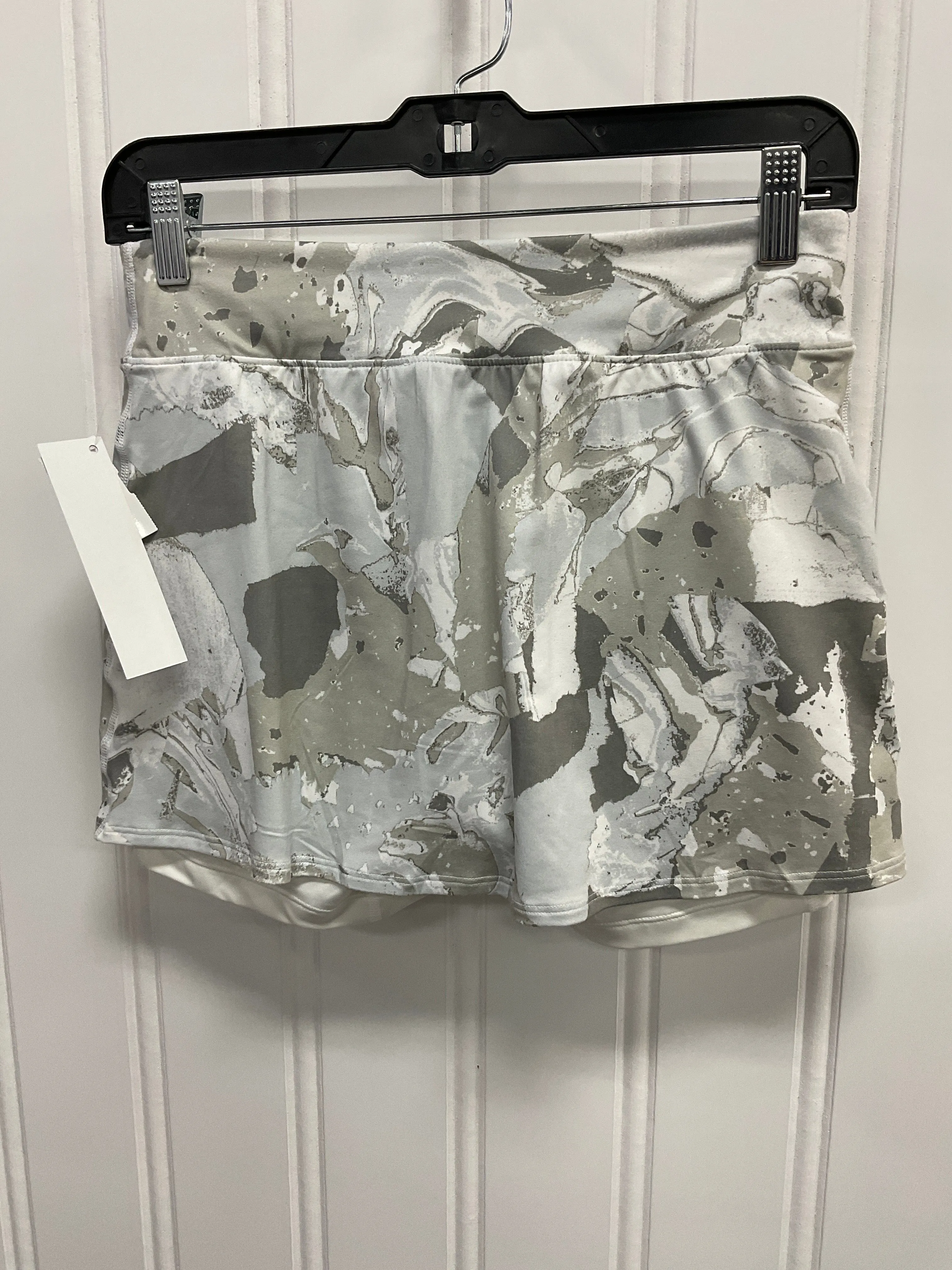 Athletic Skort By Nike Apparel In Green & Grey, Size:Sp