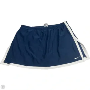 Athletic Skort By Nike Apparel In Navy, Size: M