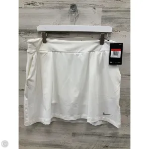 Athletic Skort By Nike Apparel In White, Size: L