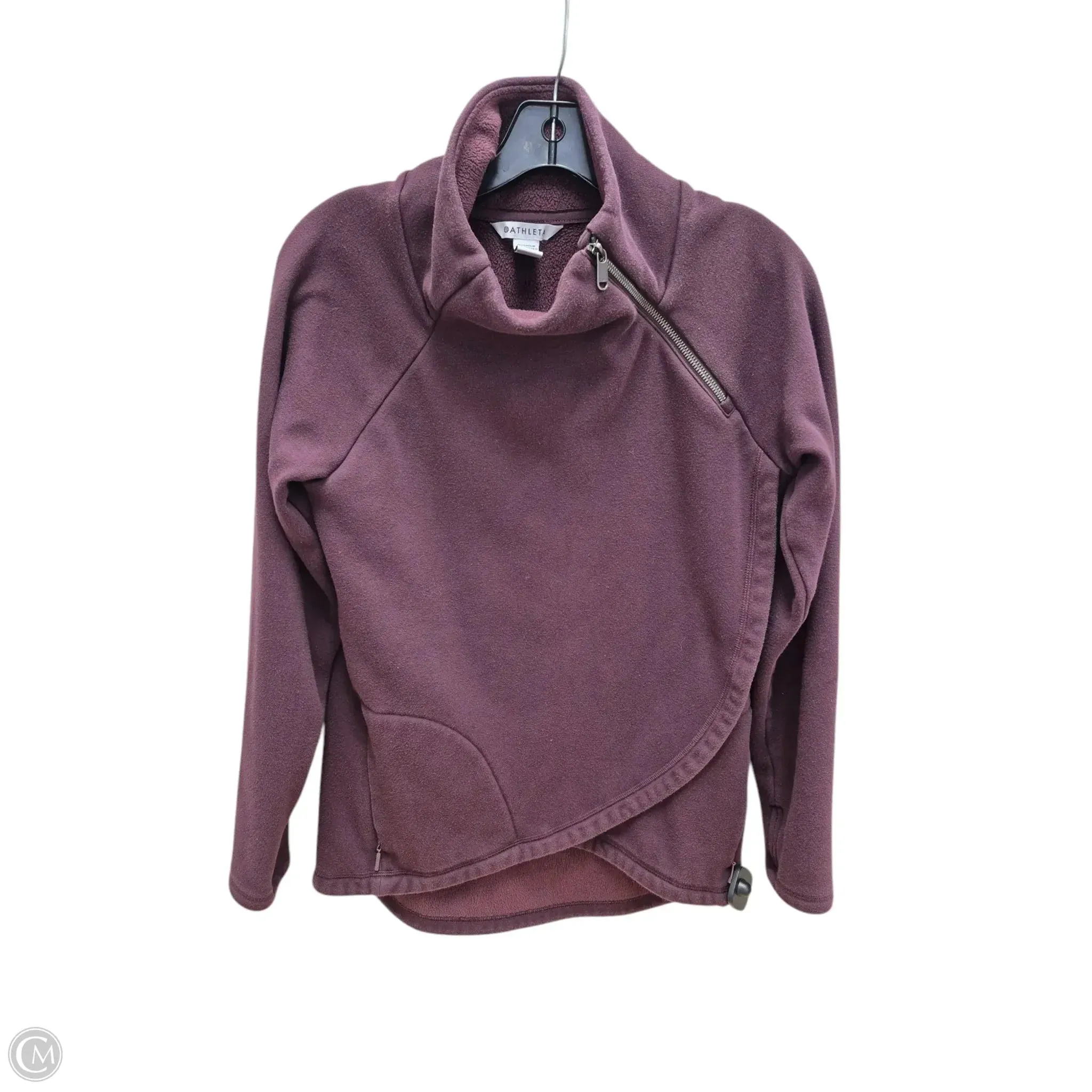 Athletic Sweatshirt Collar By Athleta In Maroon, Size: S
