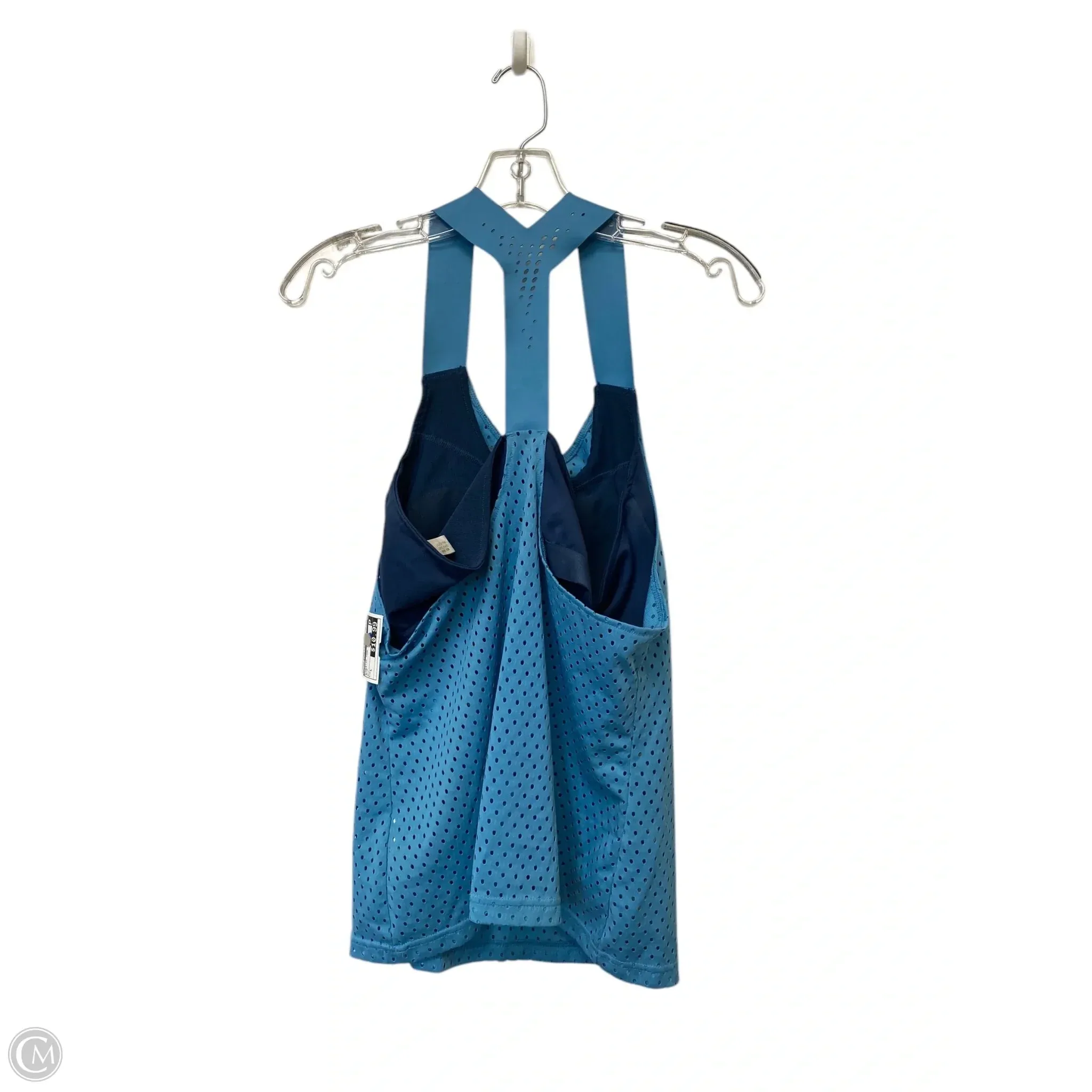 Athletic Tank Top By Adidas In Blue, Size: L
