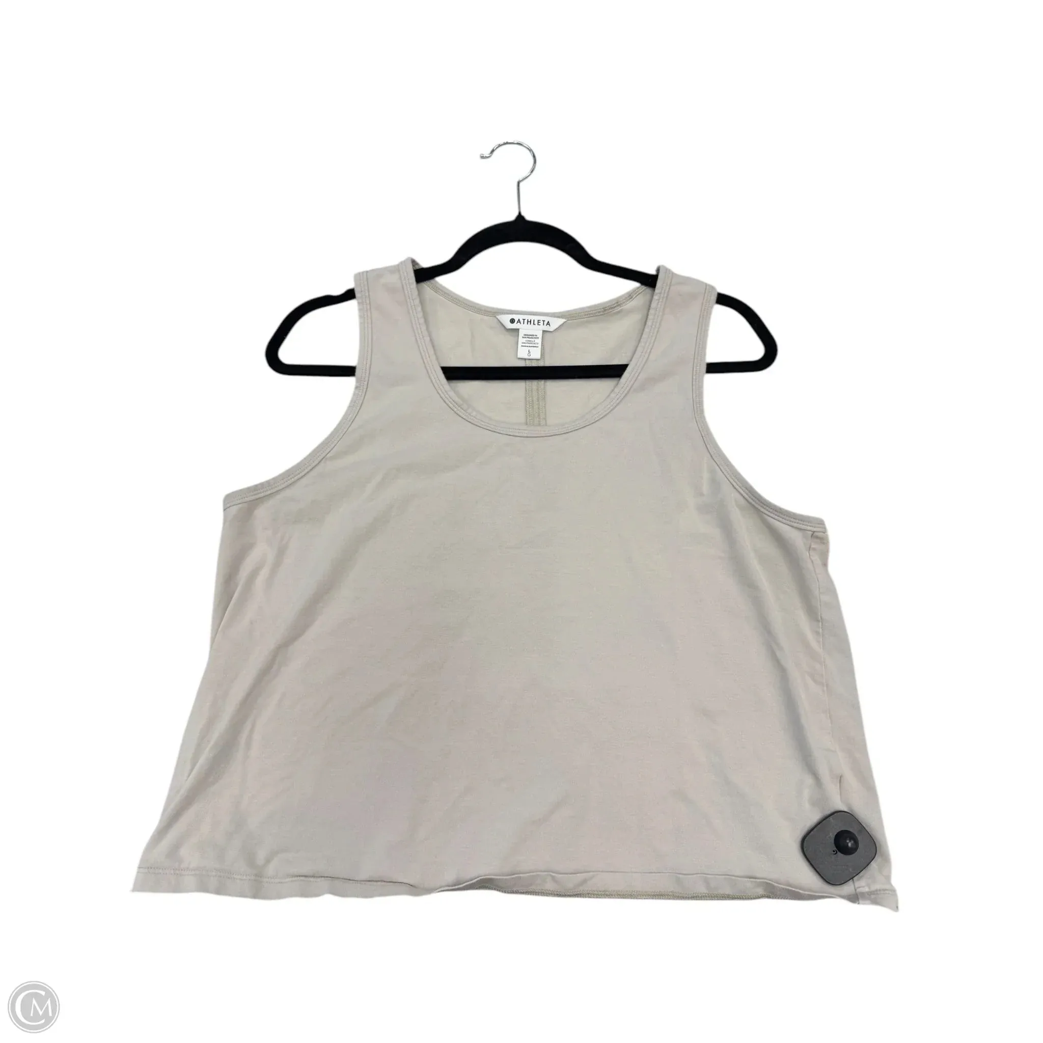 Athletic Tank Top By Athleta In Tan, Size: L