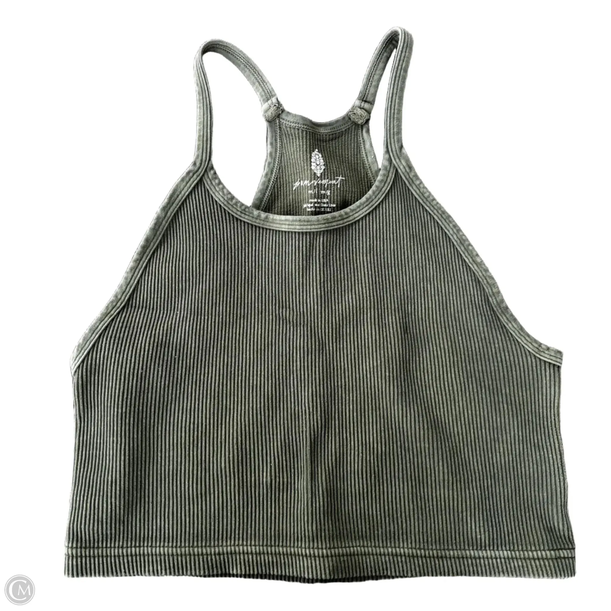 Athletic Tank Top By Free People In Green, Size: L