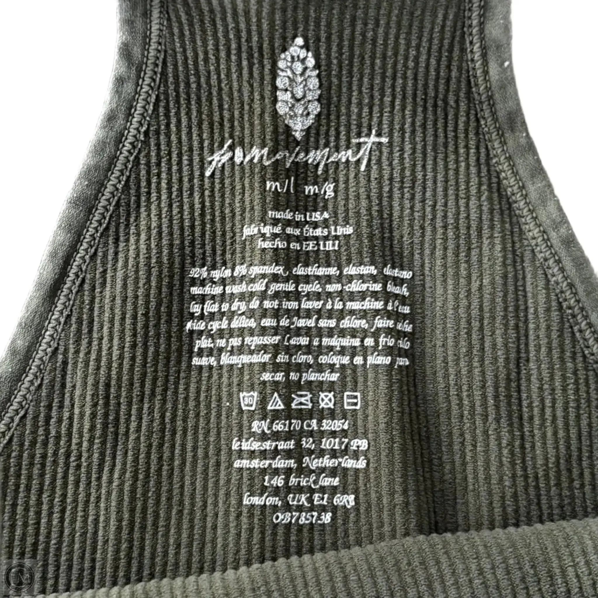 Athletic Tank Top By Free People In Green, Size: L