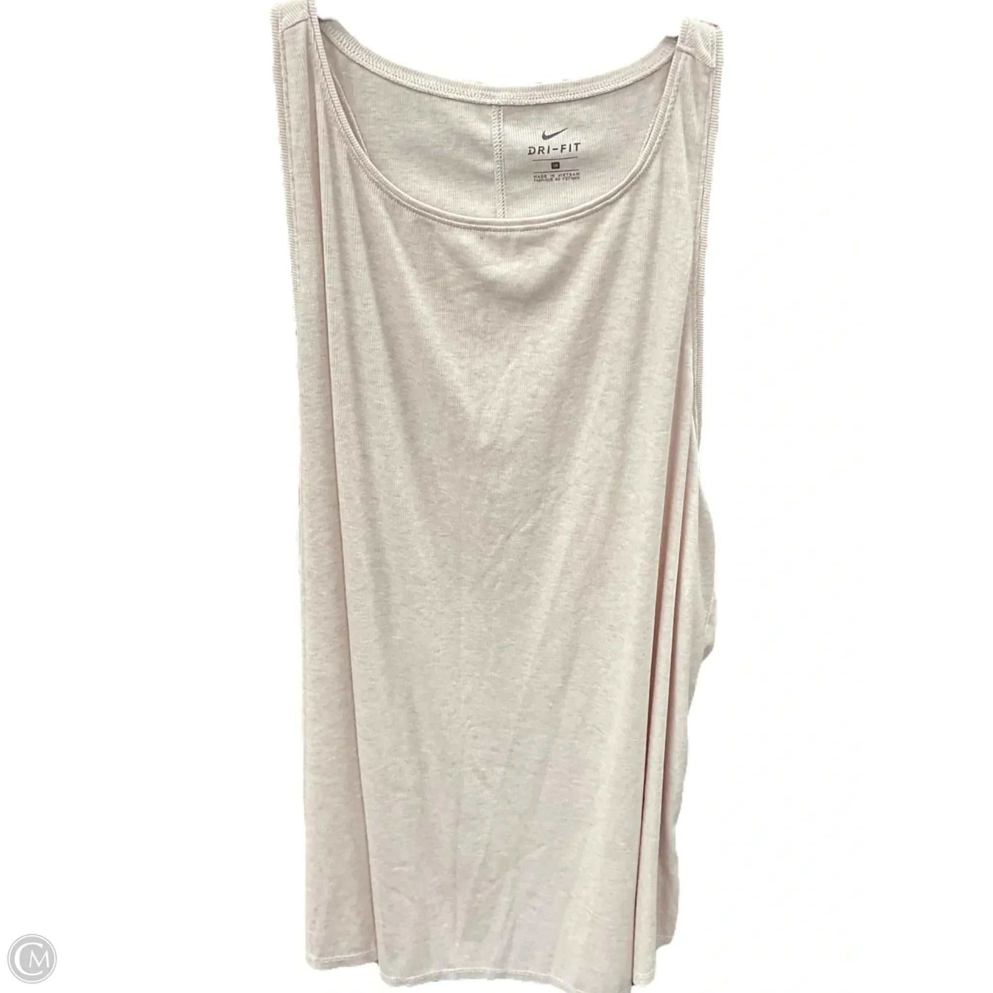 Athletic Tank Top By Nike Apparel In Pink, Size: 3x