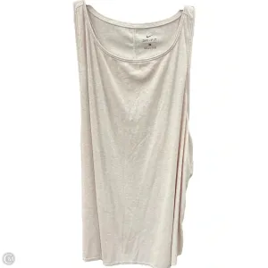 Athletic Tank Top By Nike Apparel In Pink, Size: 3x