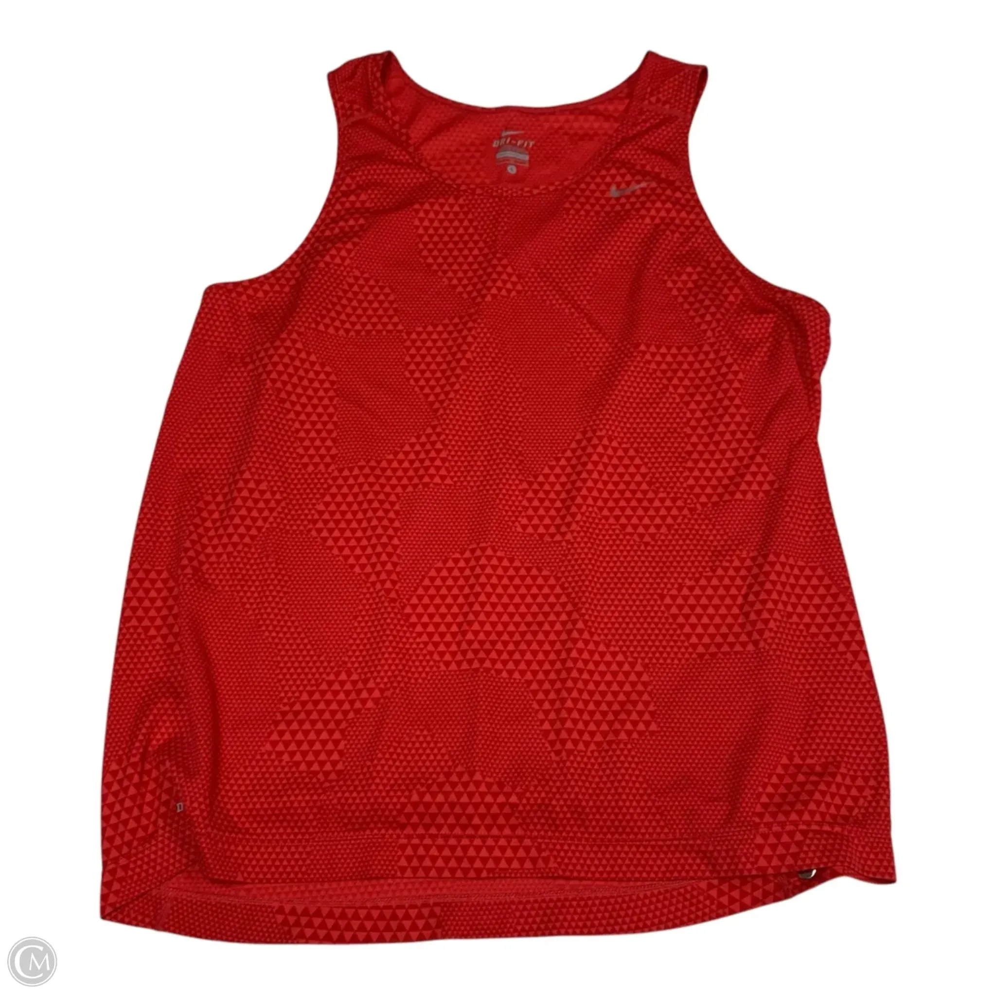 Athletic Tank Top By Nike Apparel In Red, Size: L