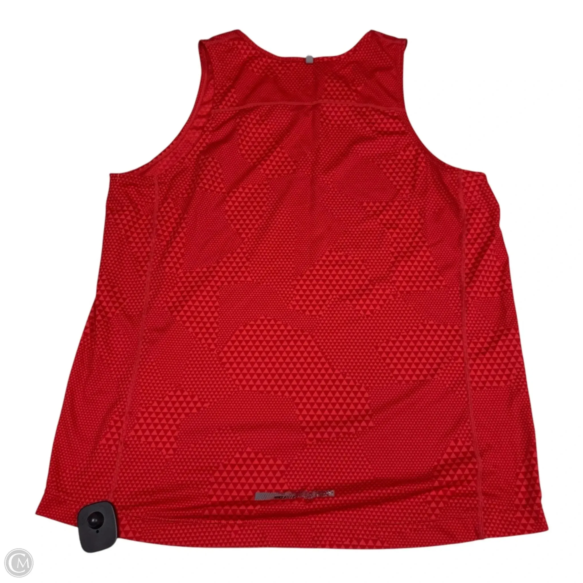 Athletic Tank Top By Nike Apparel In Red, Size: L