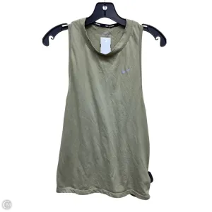 Athletic Tank Top By Nike In Green, Size: M