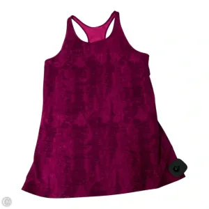 Athletic Tank Top By Under Armour In Snakeskin Print, Size: S