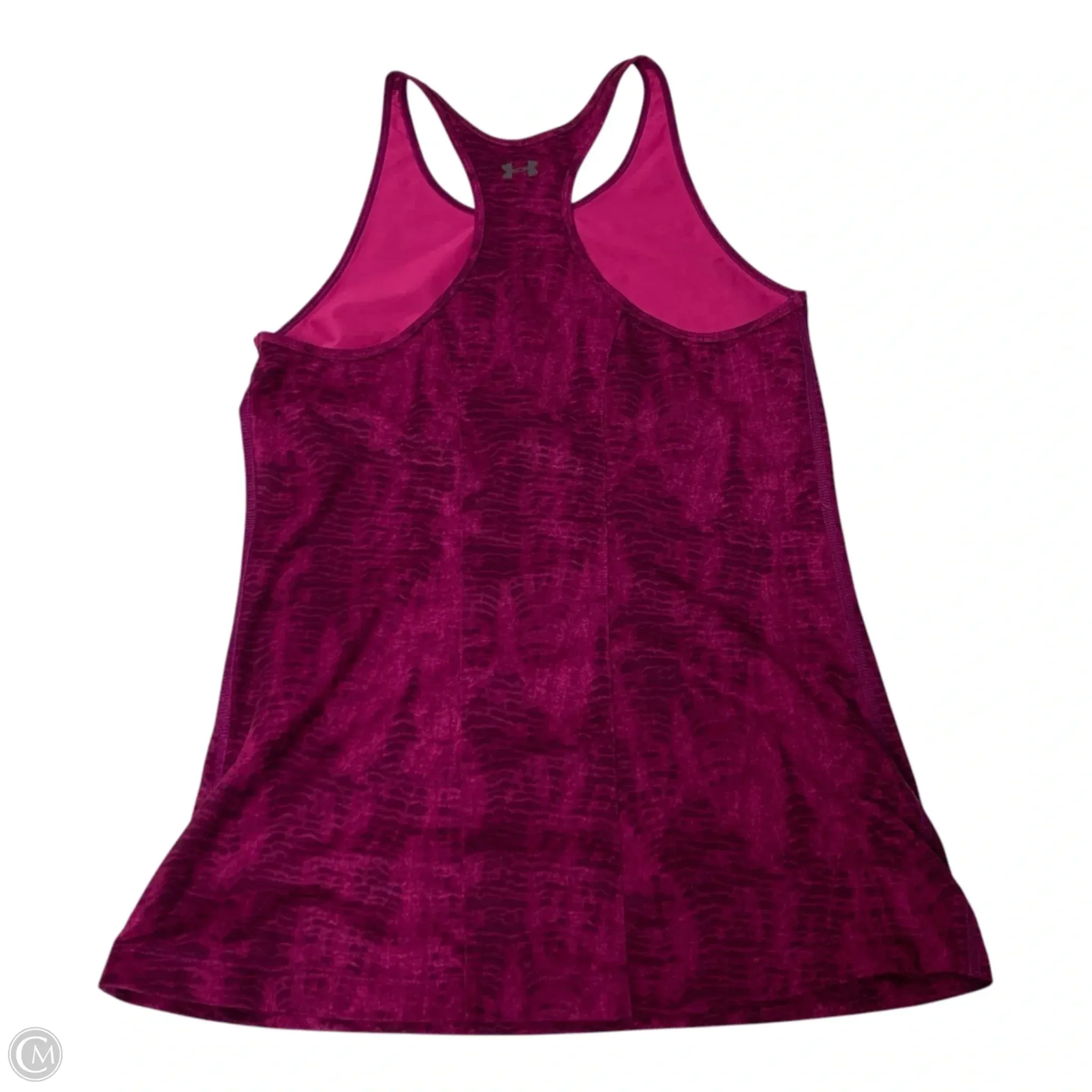 Athletic Tank Top By Under Armour In Snakeskin Print, Size: S