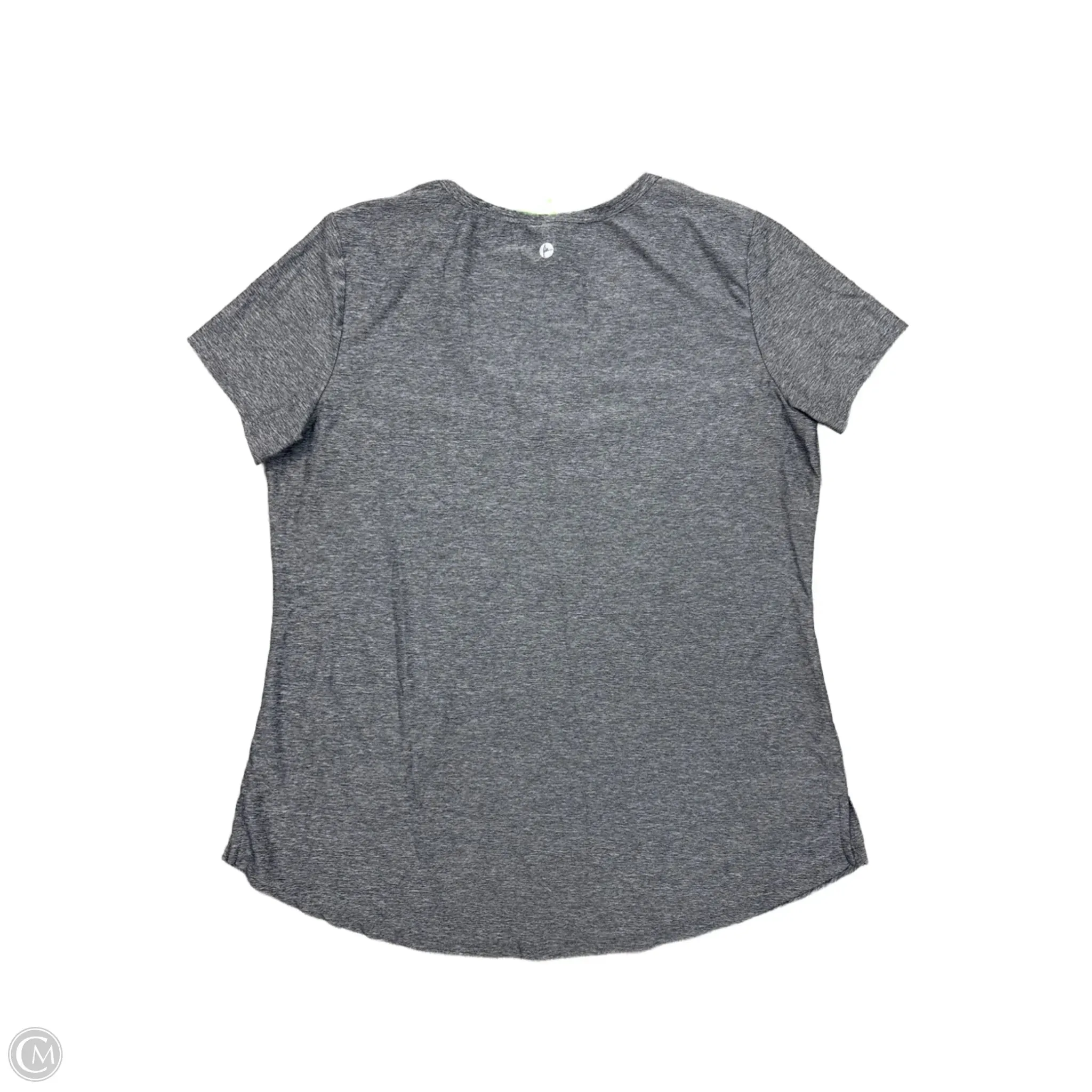 Athletic Top Short Sleeve By 90 Degrees By Reflex In Grey, Size: M