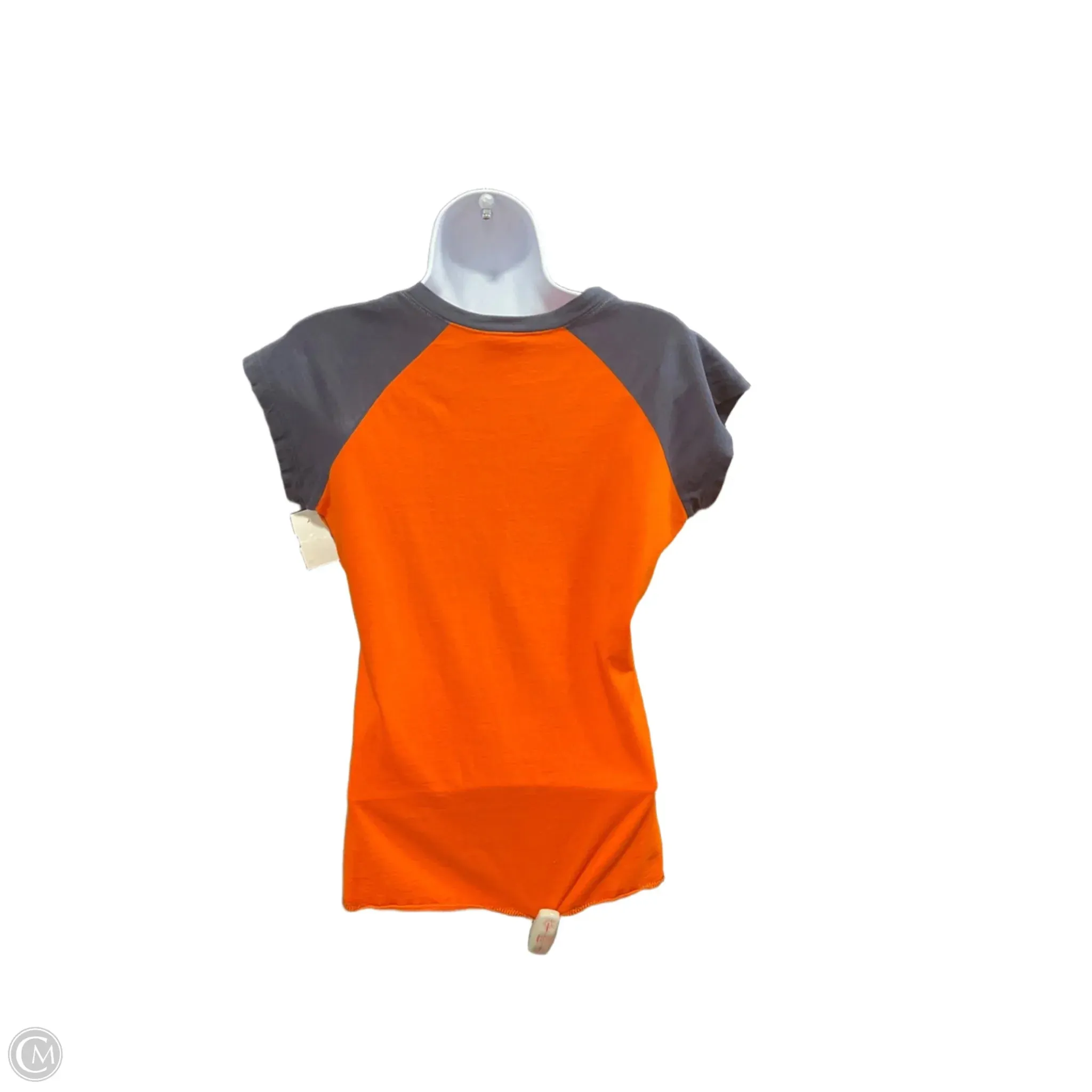 Athletic Top Short Sleeve By Clothes Mentor In Orange Blue, Size: M