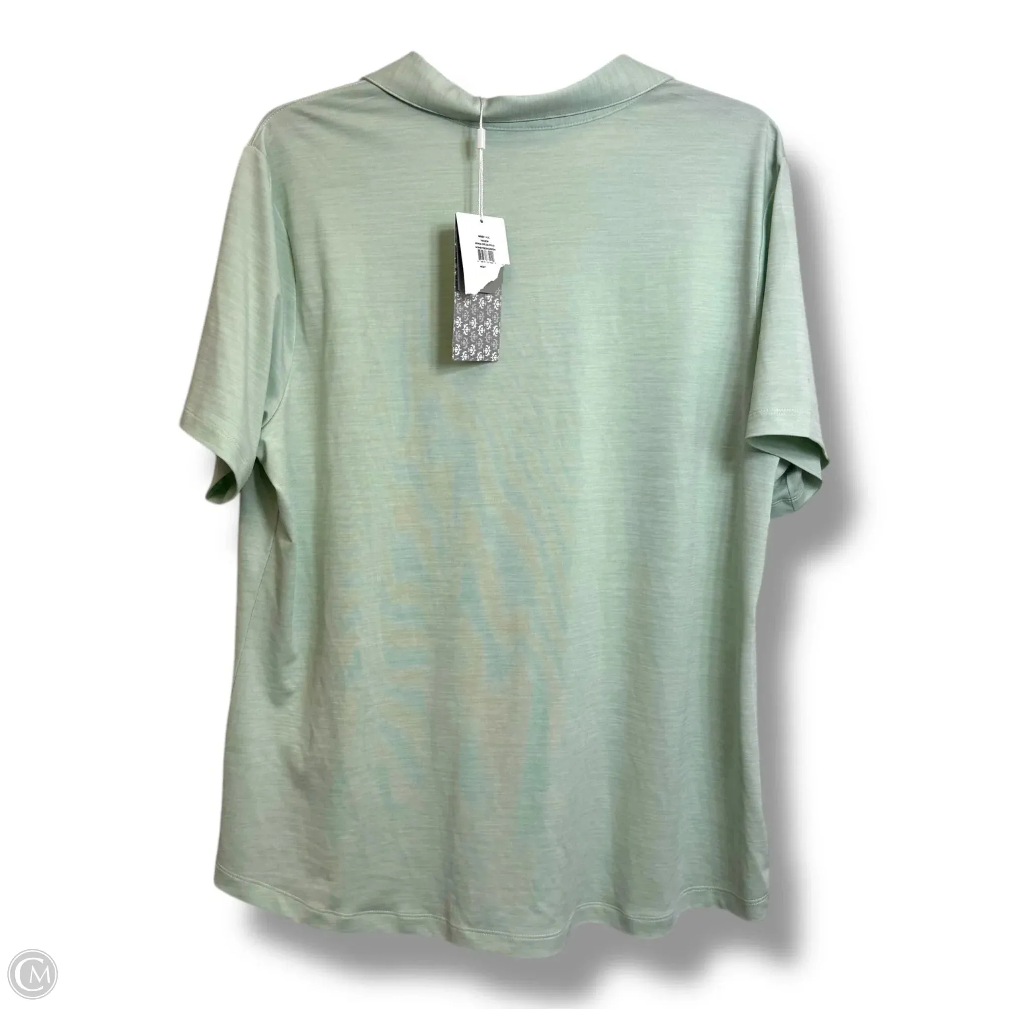 Athletic Top Short Sleeve By Lady Hagen In Green, Size: Xxl
