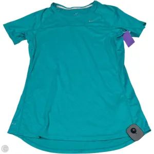 Athletic Top Short Sleeve By Nike Apparel In Blue, Size: M