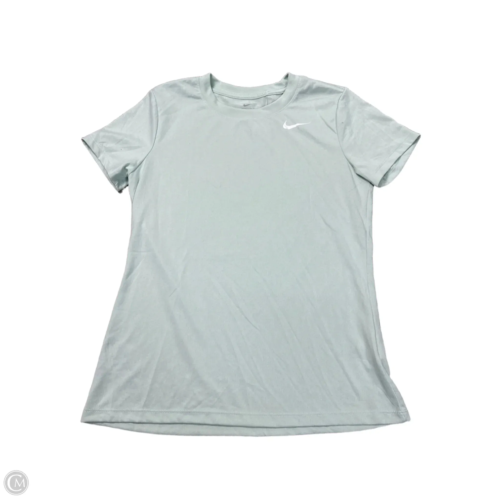 Athletic Top Short Sleeve By Nike Apparel In Green, Size: S