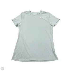 Athletic Top Short Sleeve By Nike Apparel In Green, Size: S