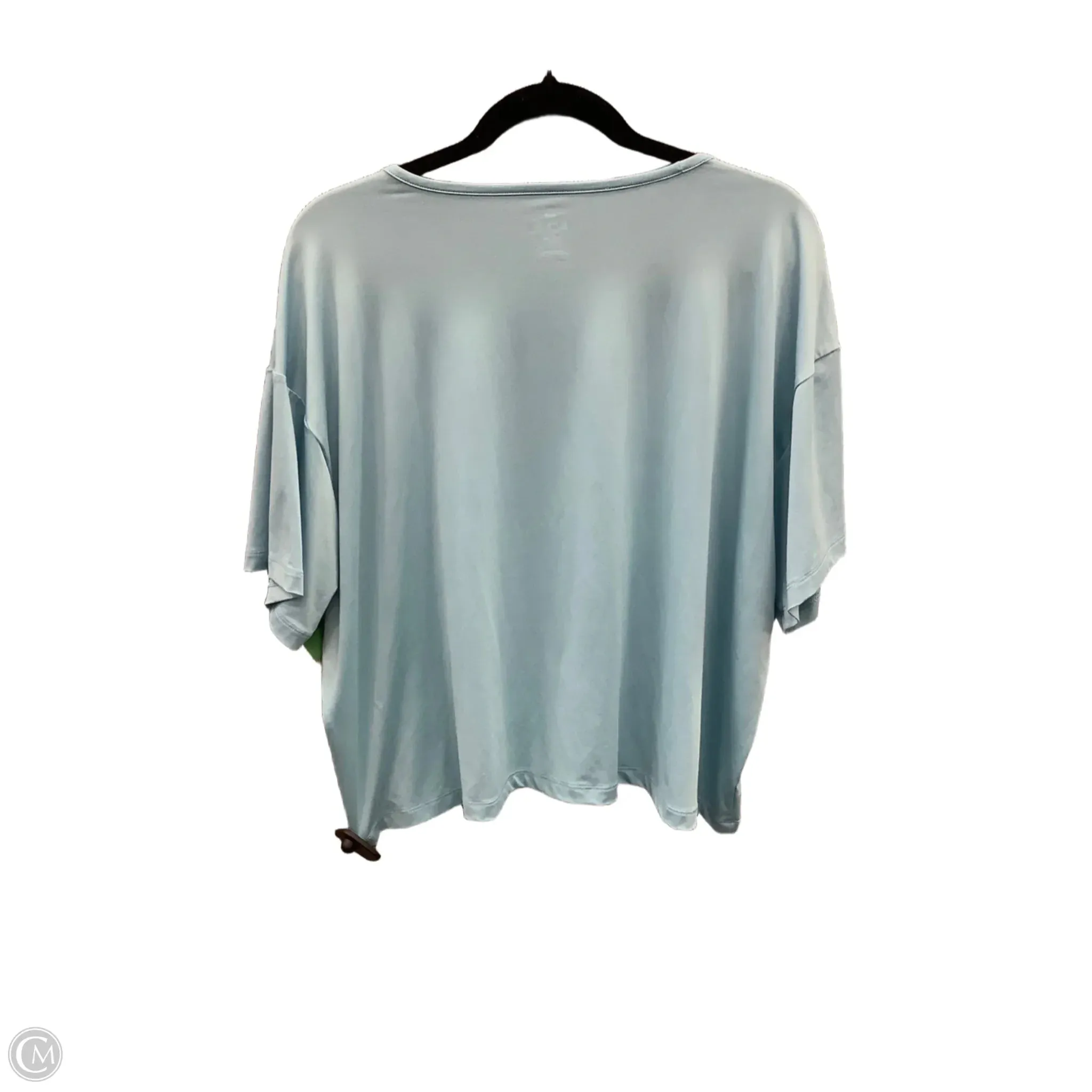 Athletic Top Short Sleeve By Under Armour In Blue, Size: Xl