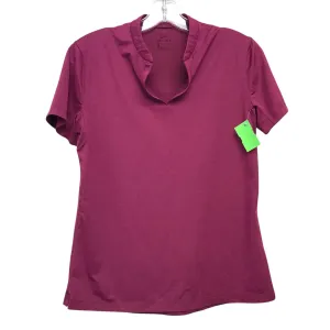 Athletic Top Ss By Nike Apparel In Purple, Size:S