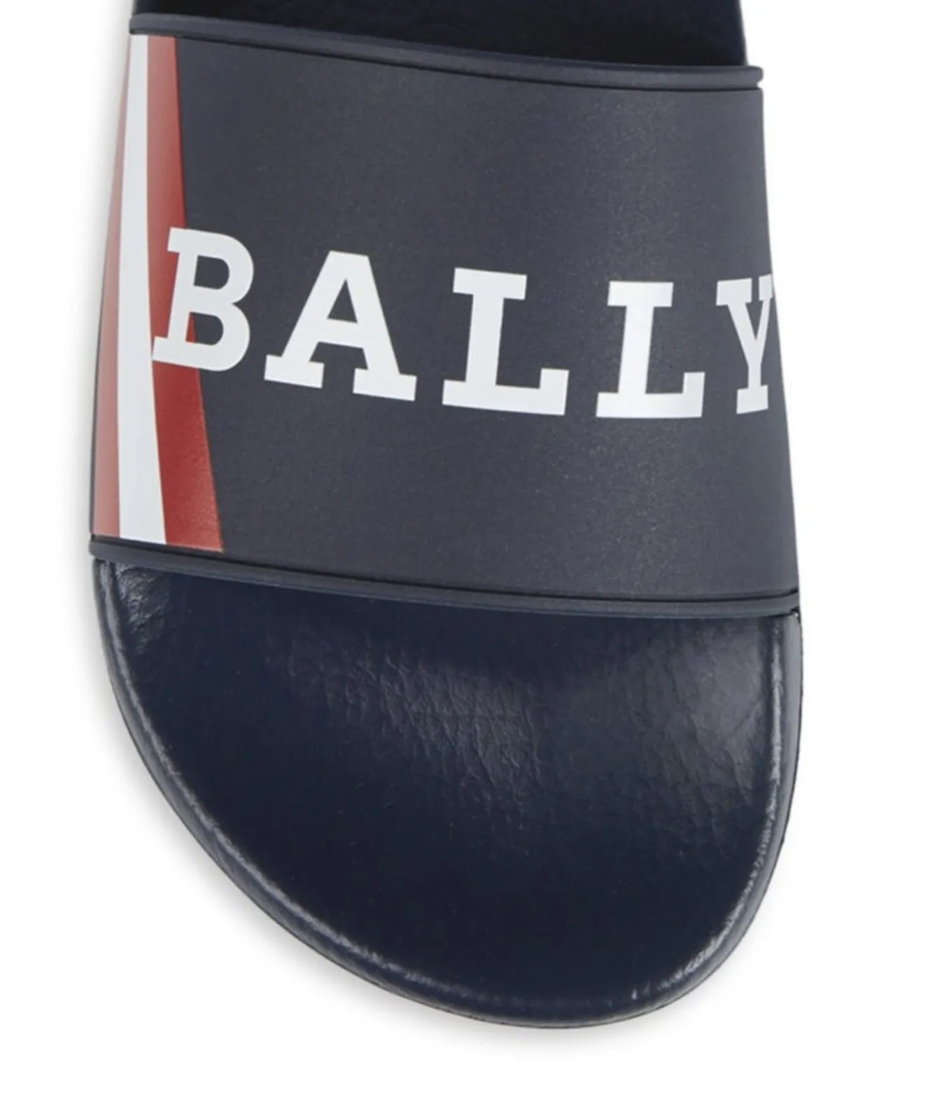 Bally Simon 6234035 Men's Ink Logo Rubber Sandals