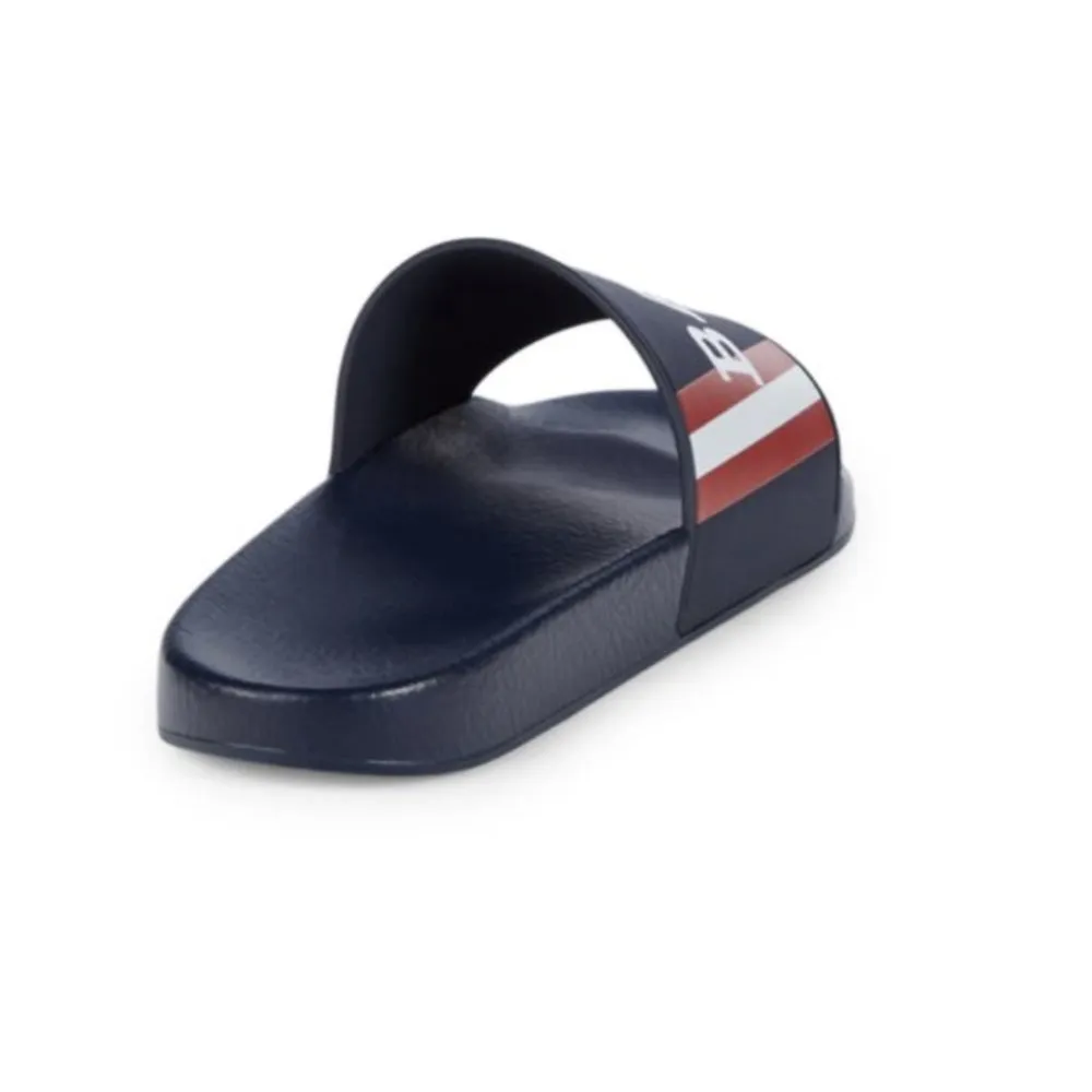 Bally Simon 6234035 Men's Ink Logo Rubber Sandals