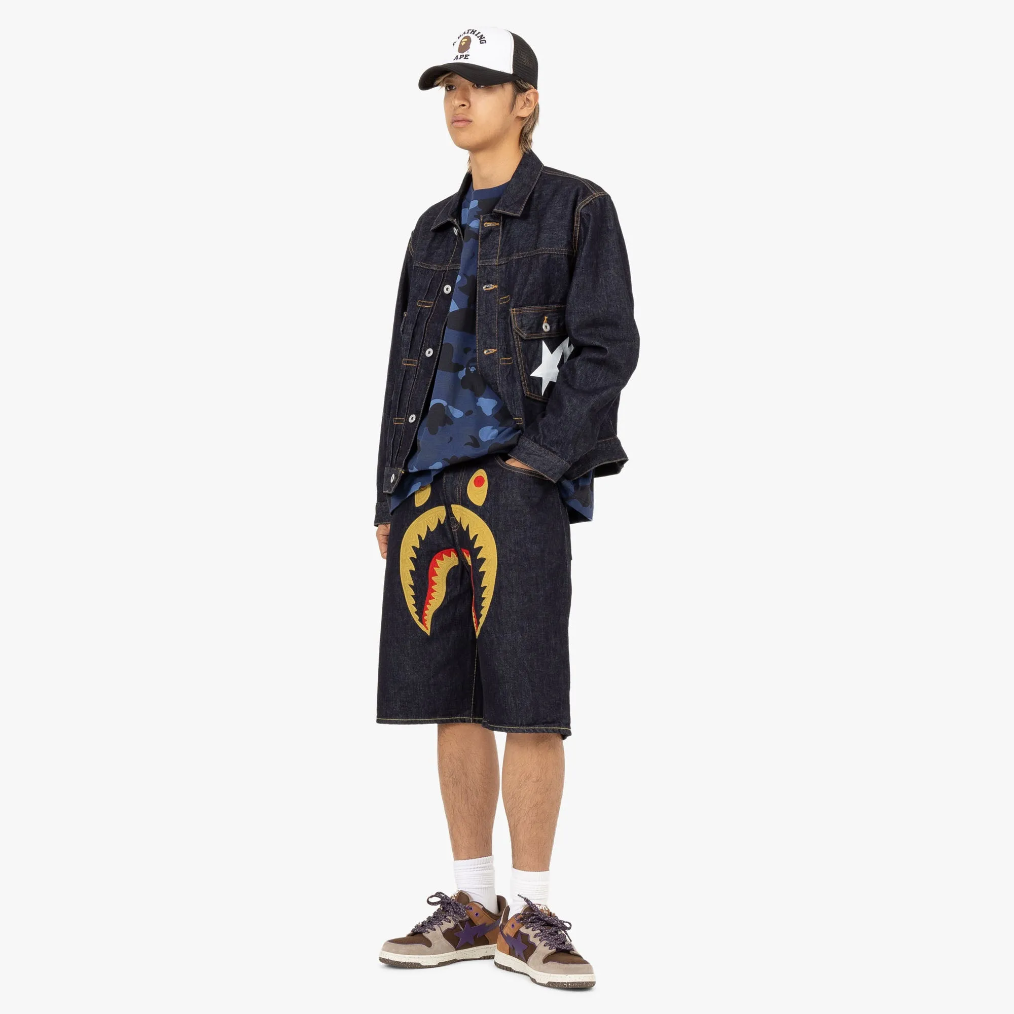 BAPE Color Camo Long Sleeve / Navy