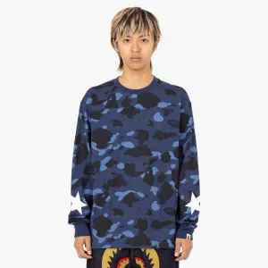 BAPE Color Camo Long Sleeve / Navy