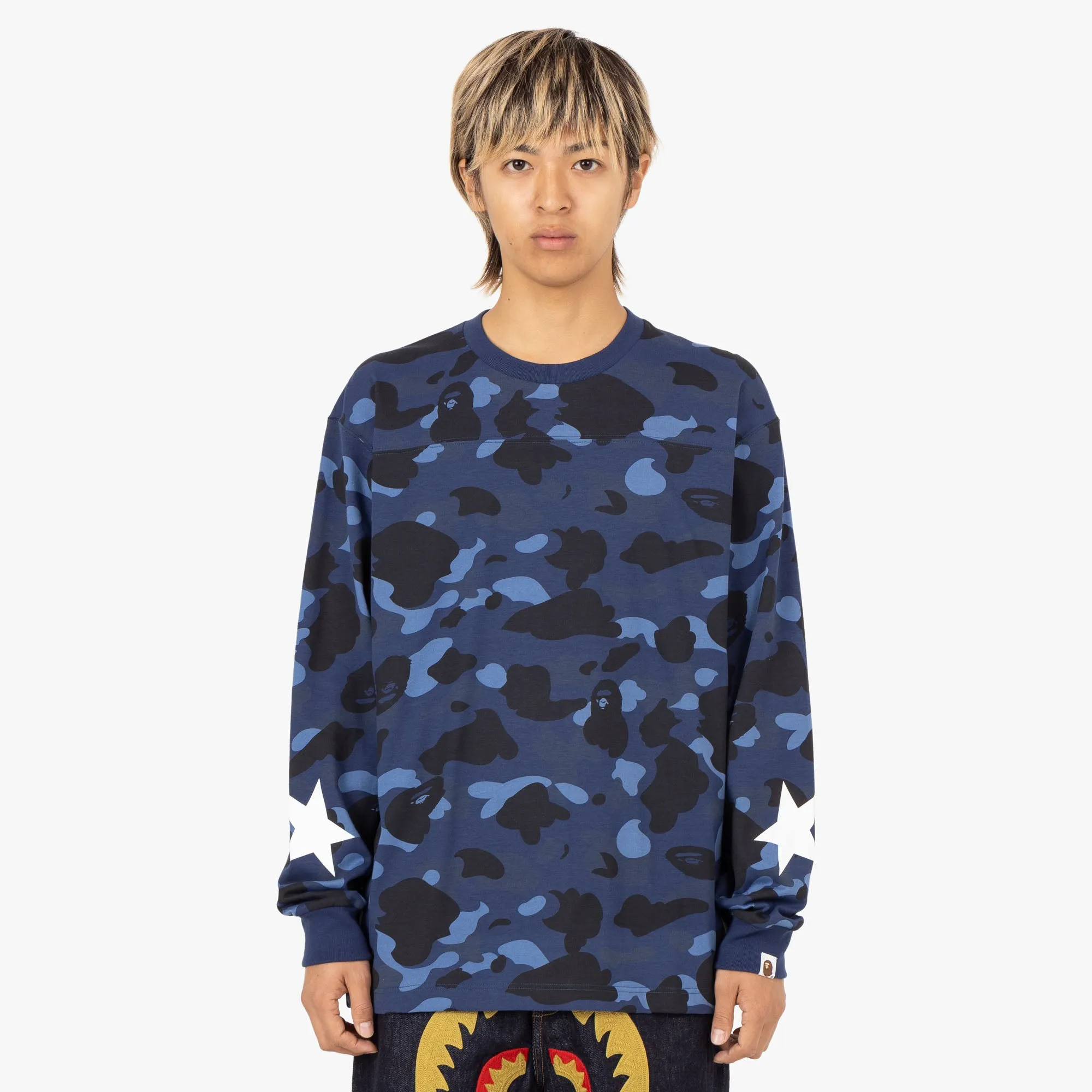 BAPE Color Camo Long Sleeve / Navy